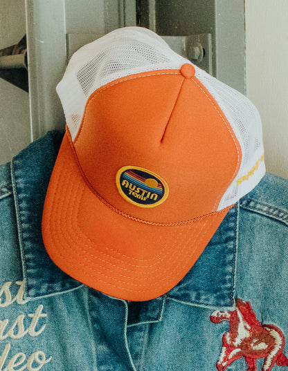 Austin Forever Retro Patched Foam Trucker Hat