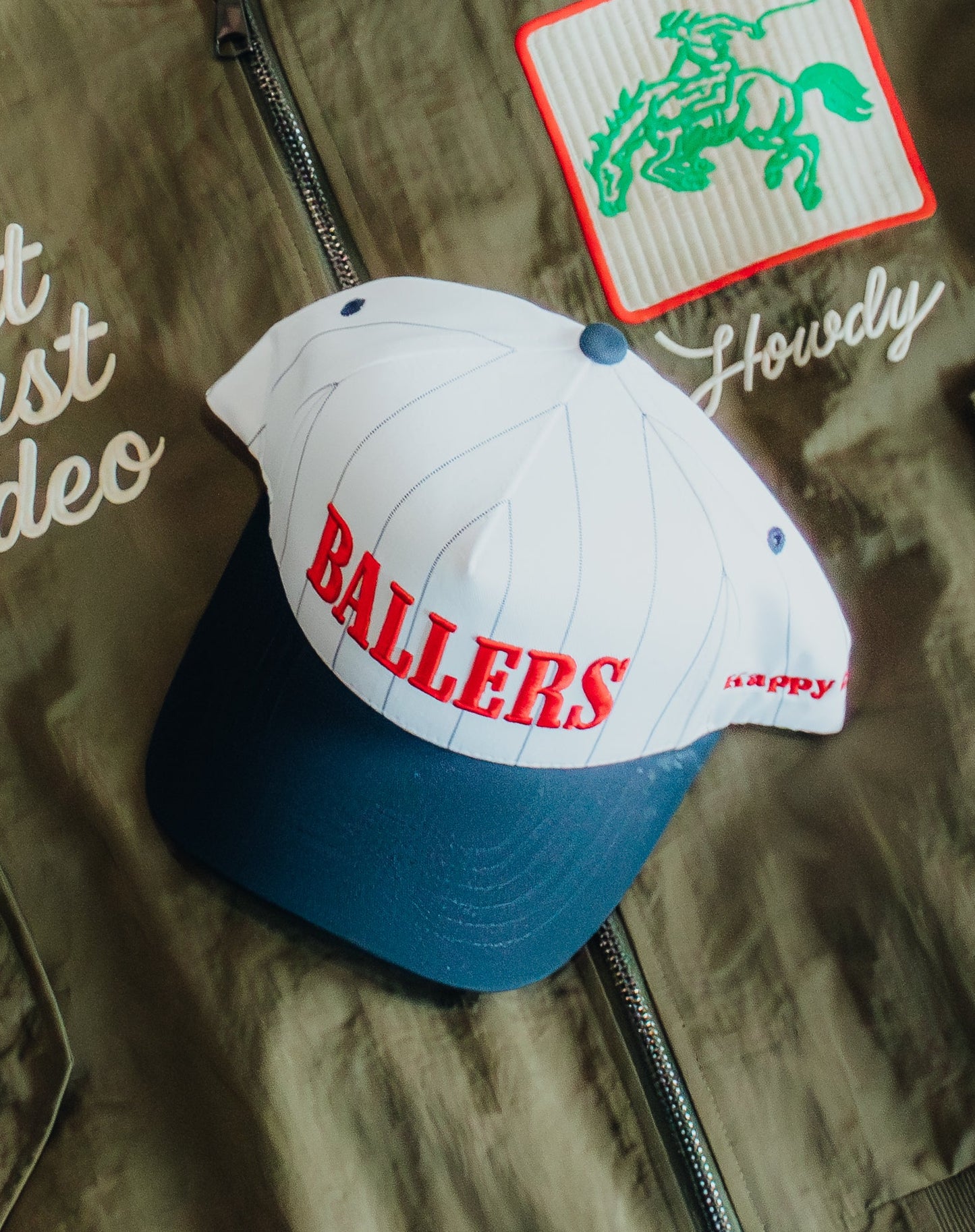 Ballers 3D Embroidered Linen Trucker Hat