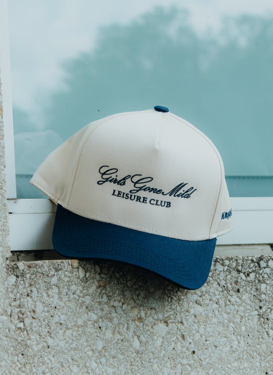Girls Gone Mild Embroidered Linen Trucker Hat
