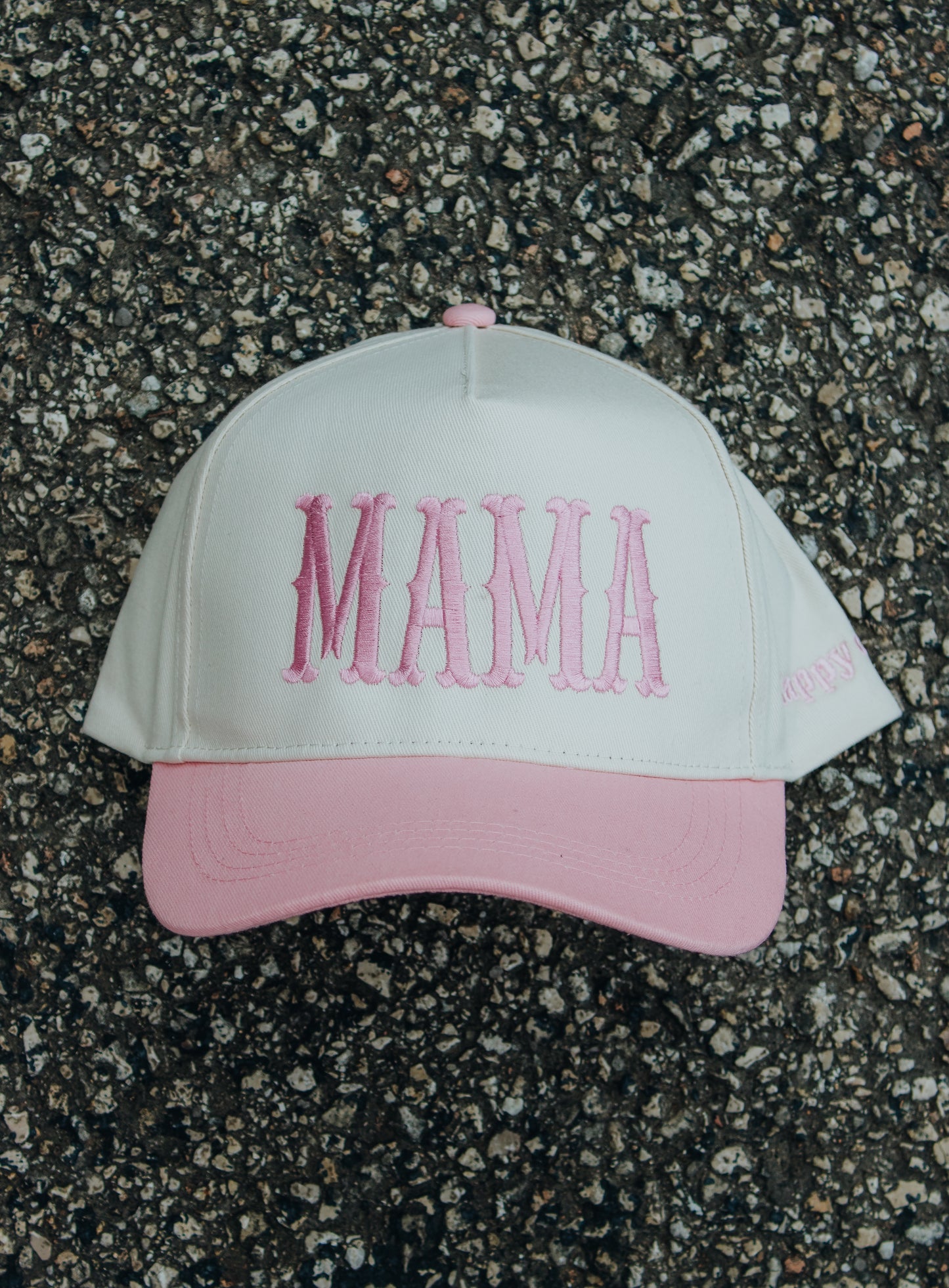 MAMA Embroidered Linen Hats
