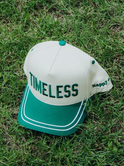 Timeless 3D Embroidered Linen Trucker Hat