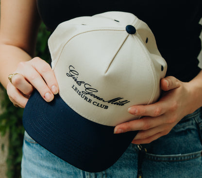 Girls Gone Mild Embroidered Linen Trucker Hat