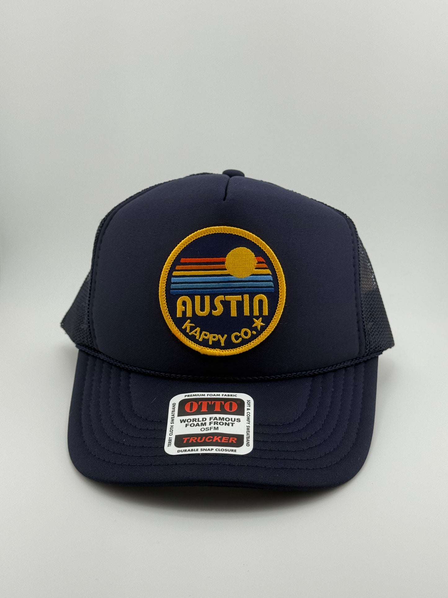 Austin Retro Patch Trucker Hats