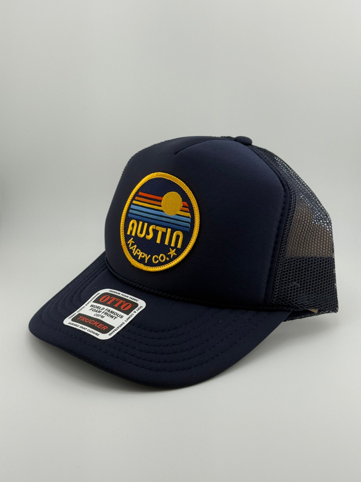 Austin Retro Patch Trucker Hats