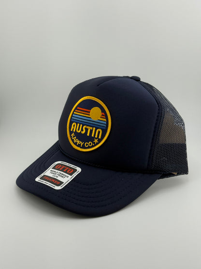 Austin Retro Patch Trucker Hats
