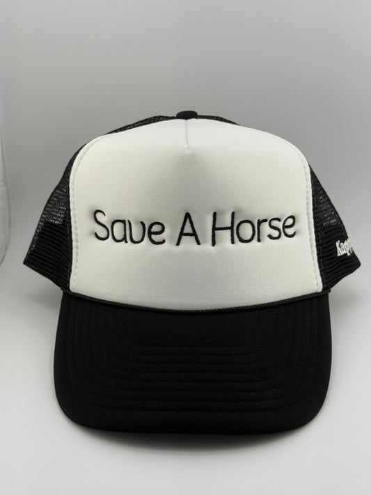 Save A Horse - Embroidered Classic Trucker Hat