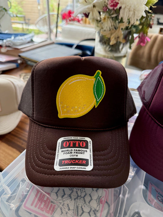 Lemon Trucker Hat
