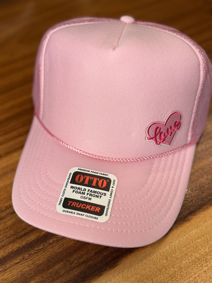 Love Small Heart Trucker Hat