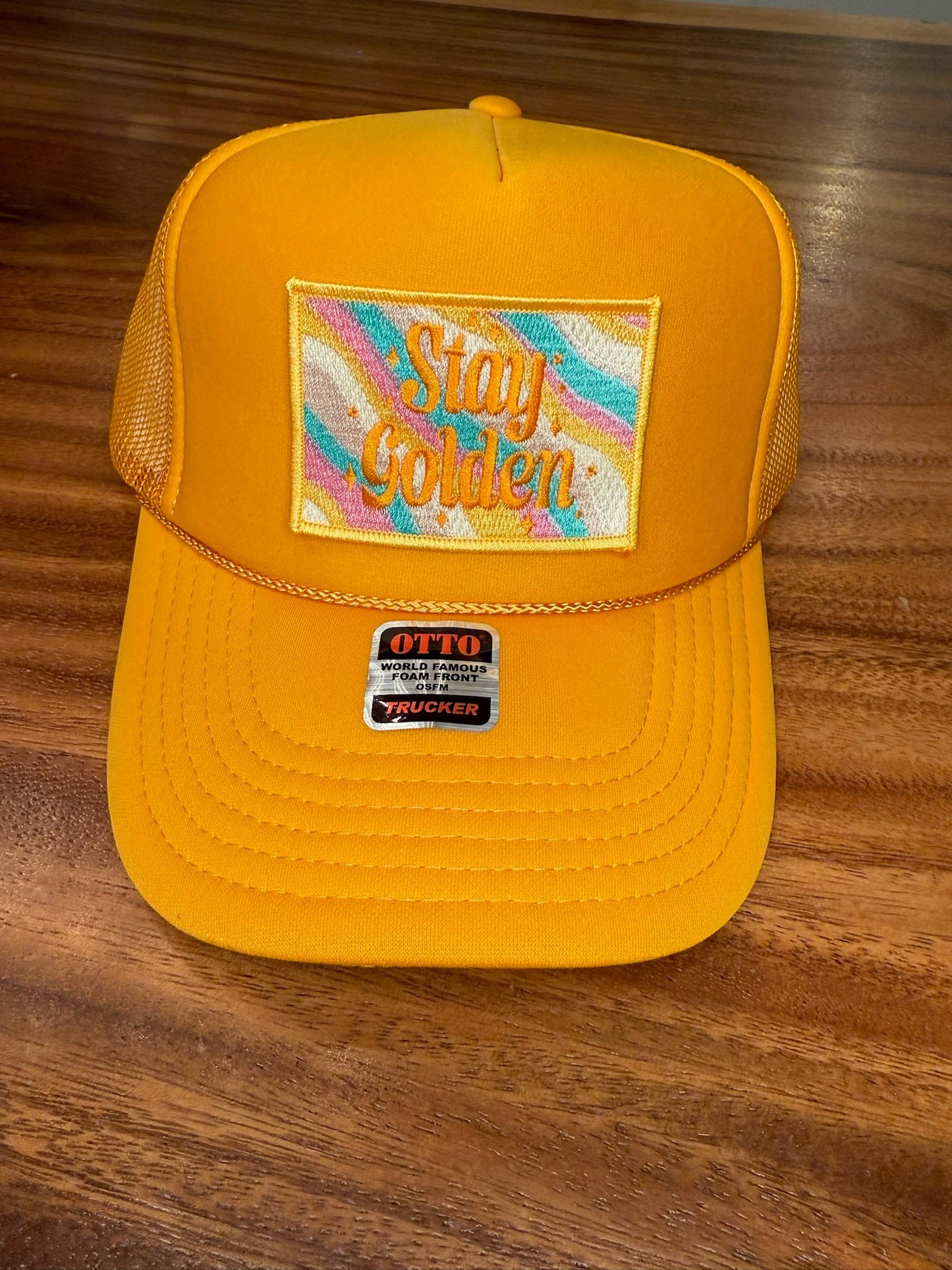 Stay Golden Trucker Hat