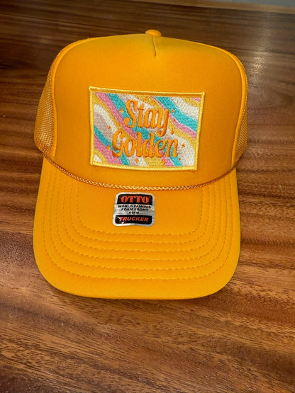 Stay Golden Trucker Hat