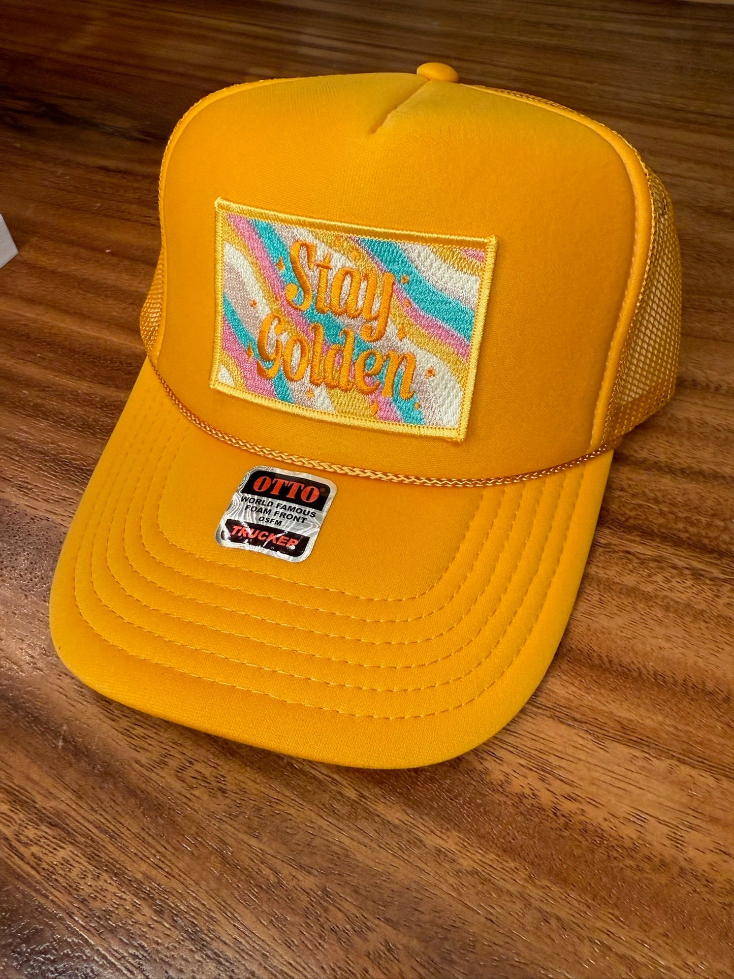 Stay Golden Trucker Hat