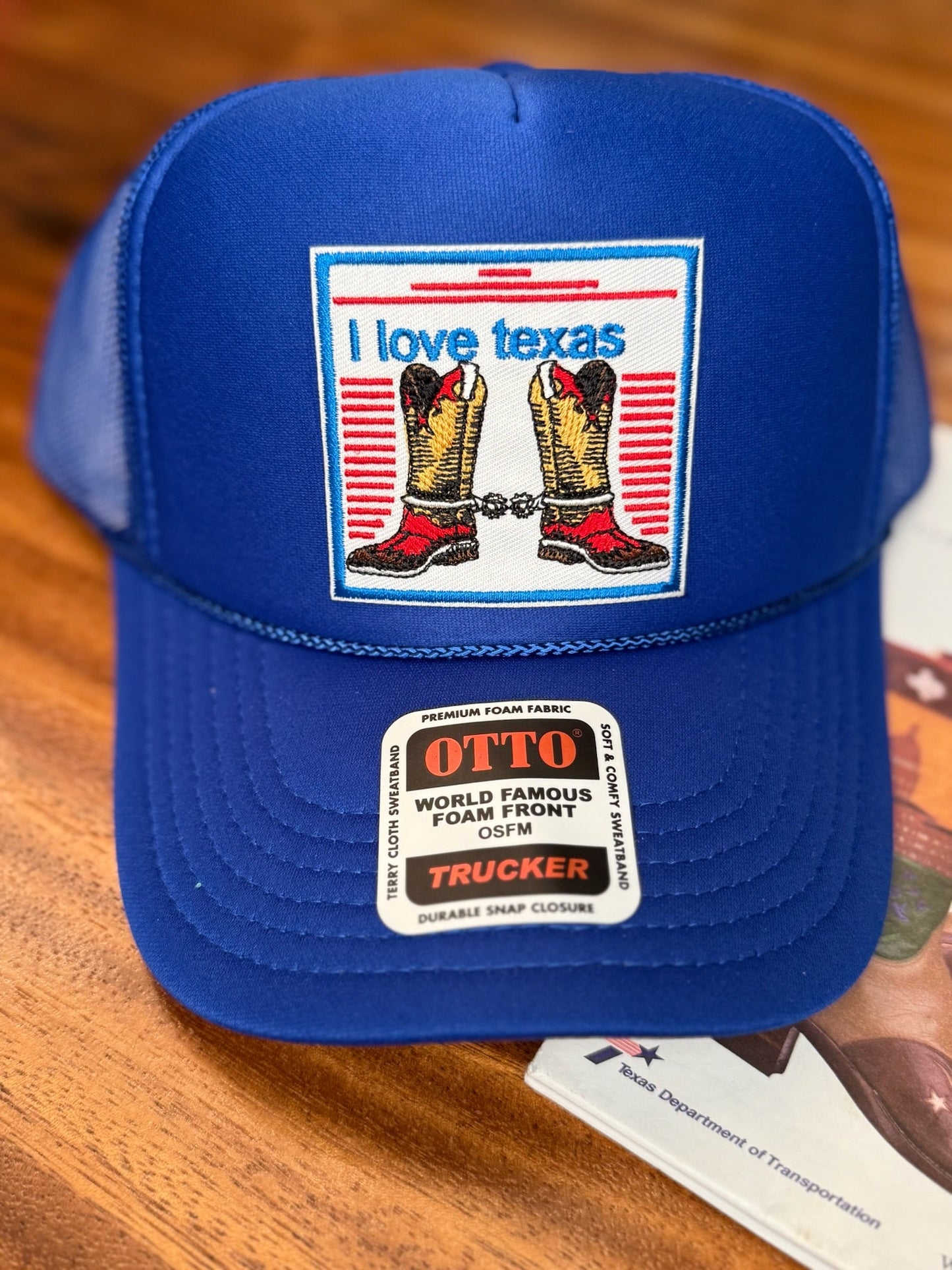 I Love Texas (Boots & Spurs) Otto Trucker Hat