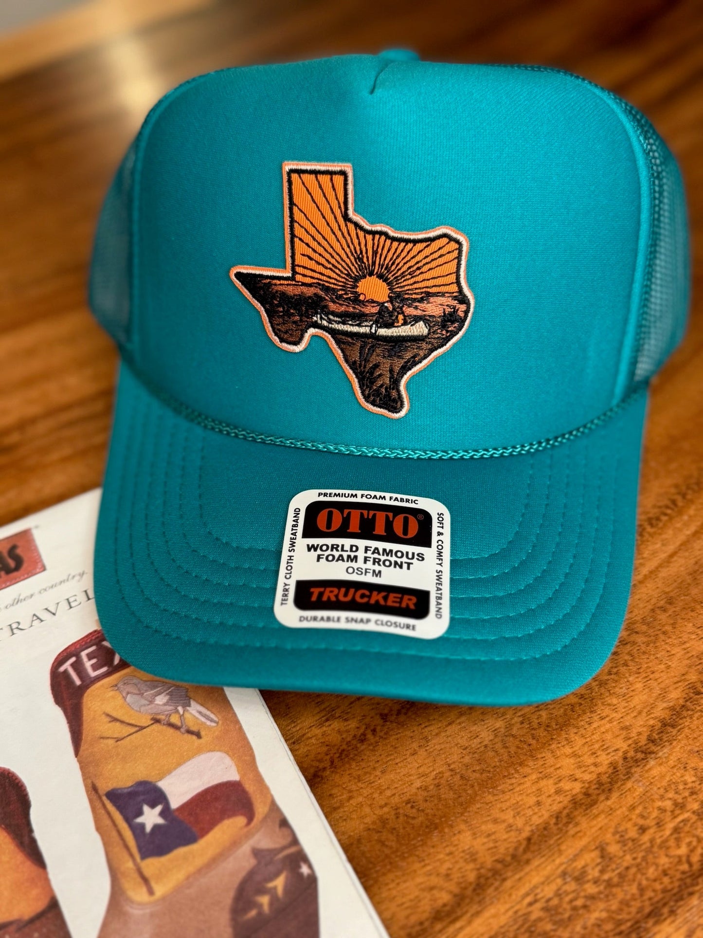 Texas Sunset On The Lake Otto Trucker Hat