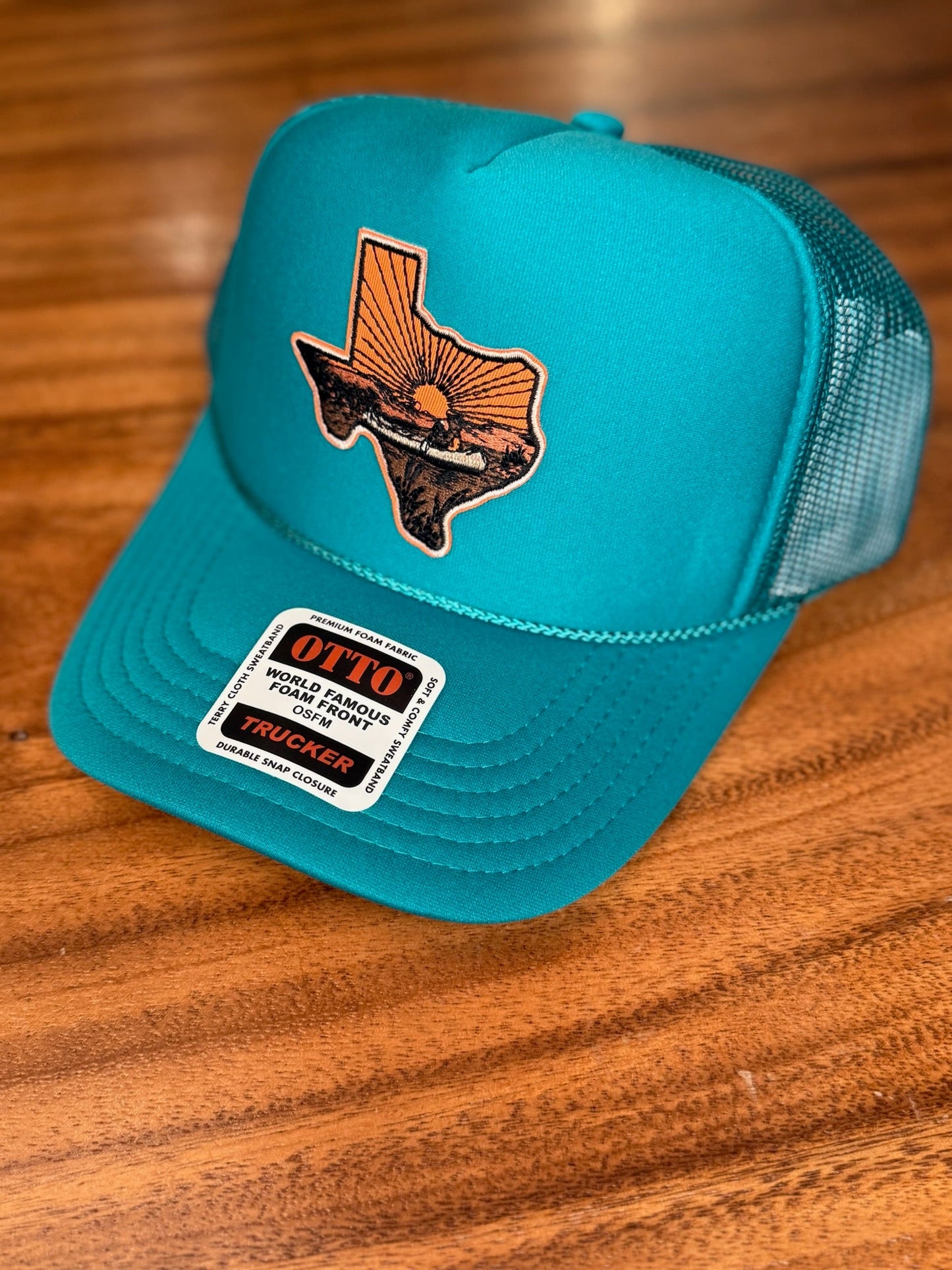 Texas Sunset On The Lake Otto Trucker Hat