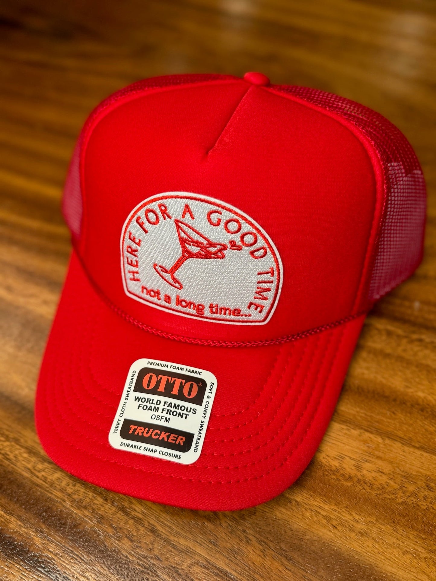 Here For A Good Time Otto Trucker Hat