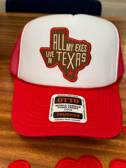 All My Exes Live in Texas – Otto Brand Trucker Hat by Kappy Co