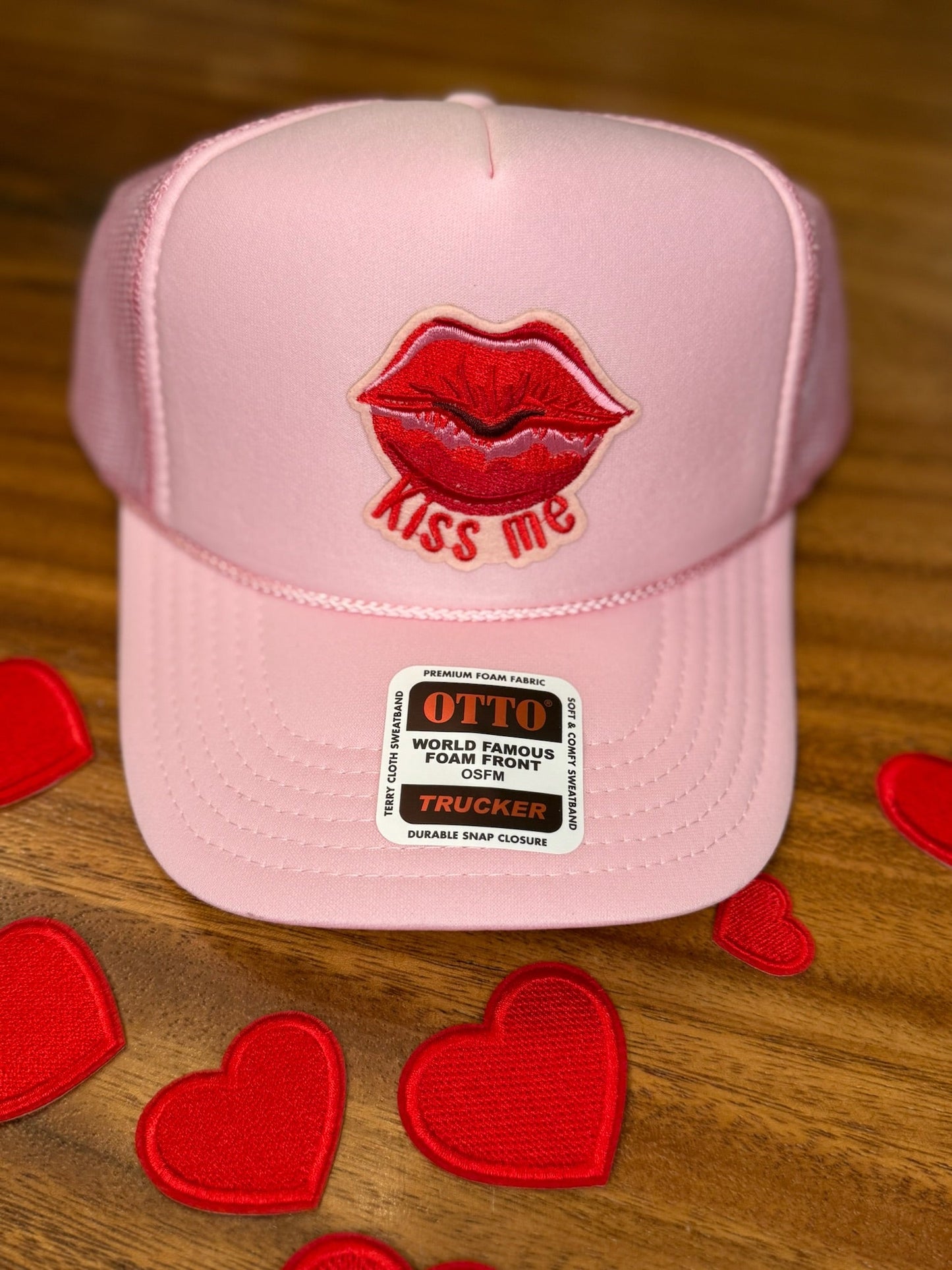 Kiss Me Lips Otto Trucker Hat