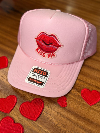 Kiss Me Lips Otto Trucker Hat