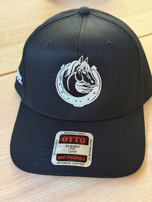 Horseshoe Linen Trucker Hat