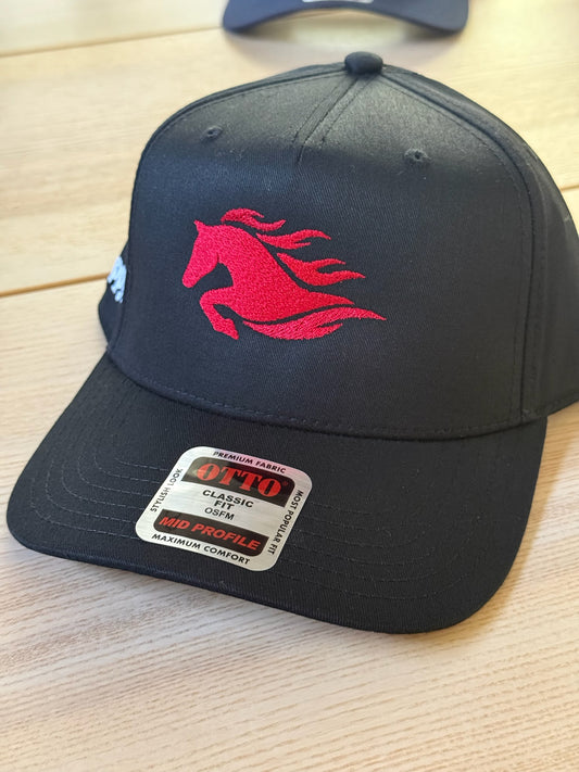 Wild & Free Horse Linen Trucker Hat