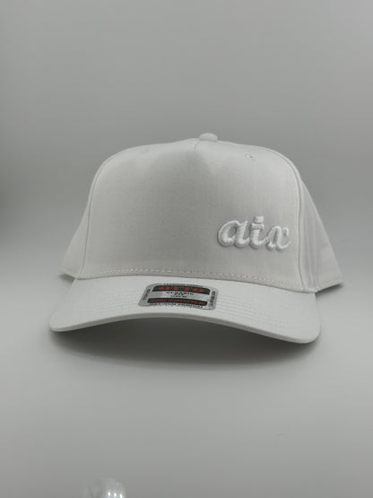 ATX Embroidered 5 Panel Linen Trucker Hat
