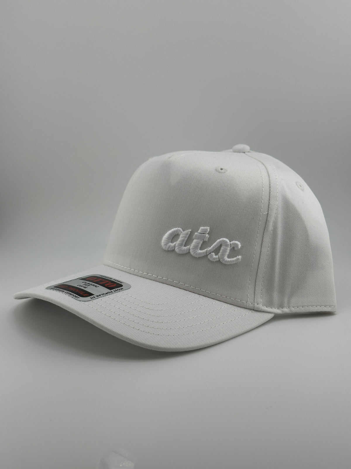 ATX Embroidered 5 Panel Linen Trucker Hat