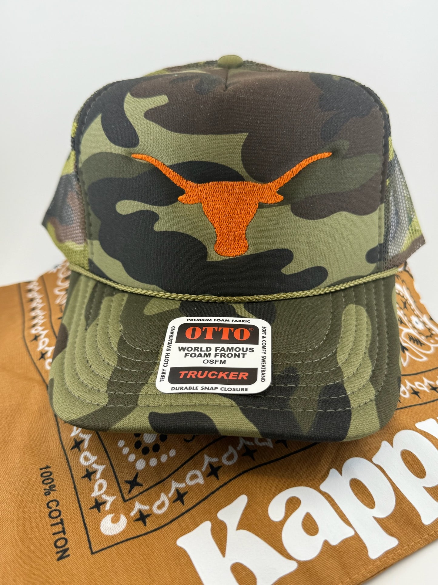 Horns Embroidered - Longhorn Trucker Hat