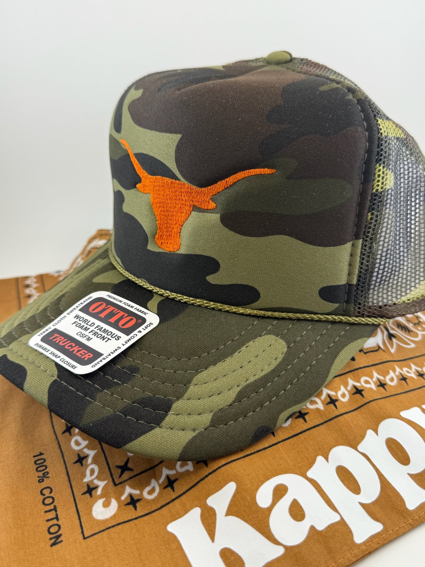 Horns Embroidered - Longhorn Trucker Hat