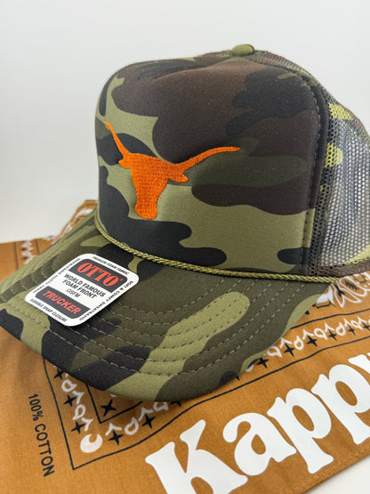 Horns Embroidered - Longhorn Trucker Hat