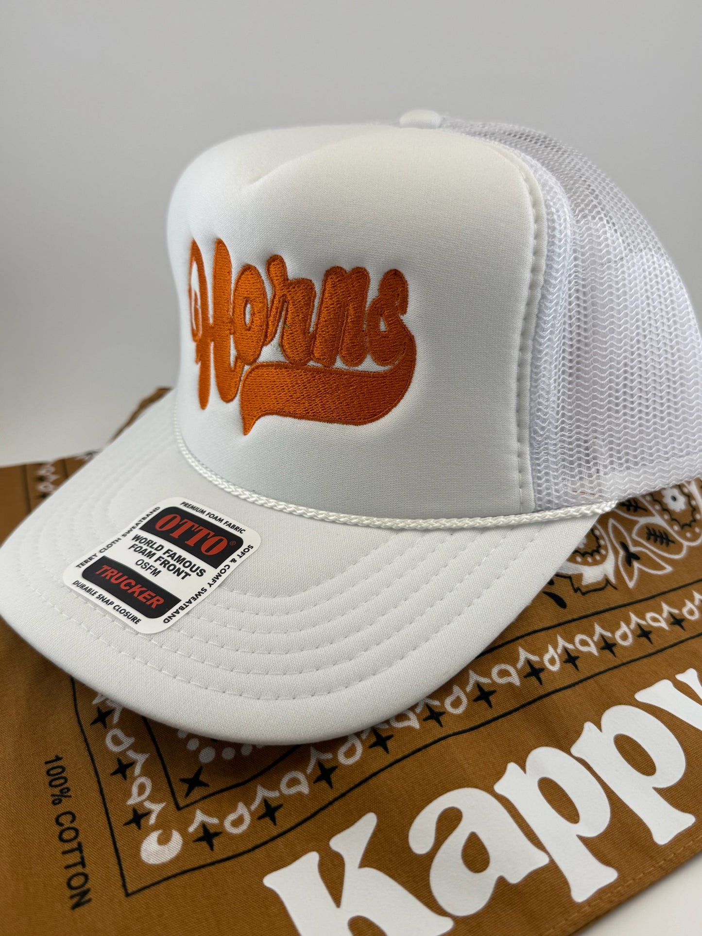 Horns Embroidered - Longhorn Trucker Hat