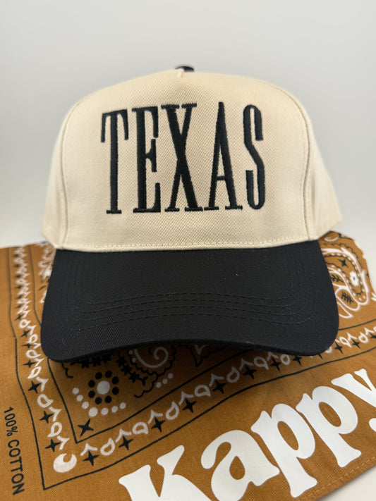 TEXAS Embroidered Linen Hats