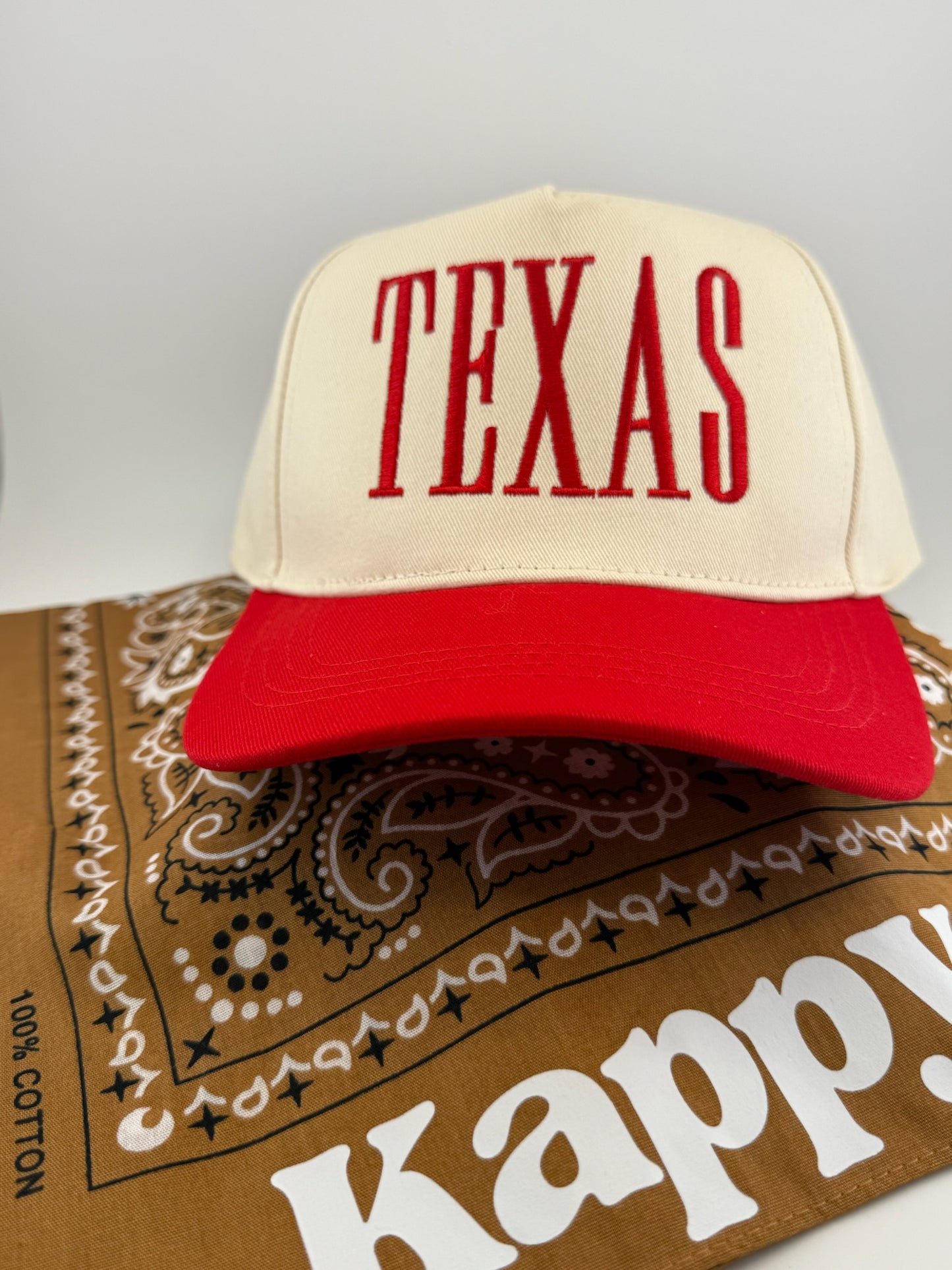 TEXAS Embroidered Linen Hats