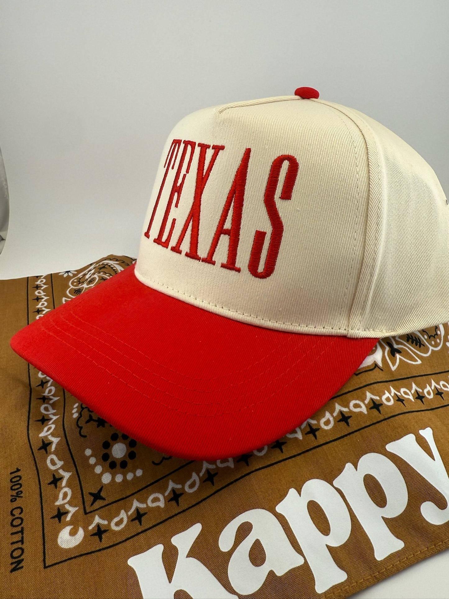 TEXAS Embroidered Linen Hats
