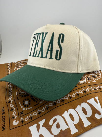 TEXAS Embroidered Linen Hats