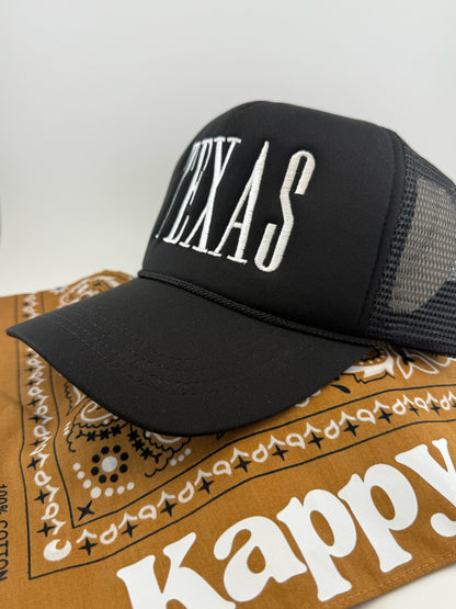 TEXAS Embroidered Linen Hats