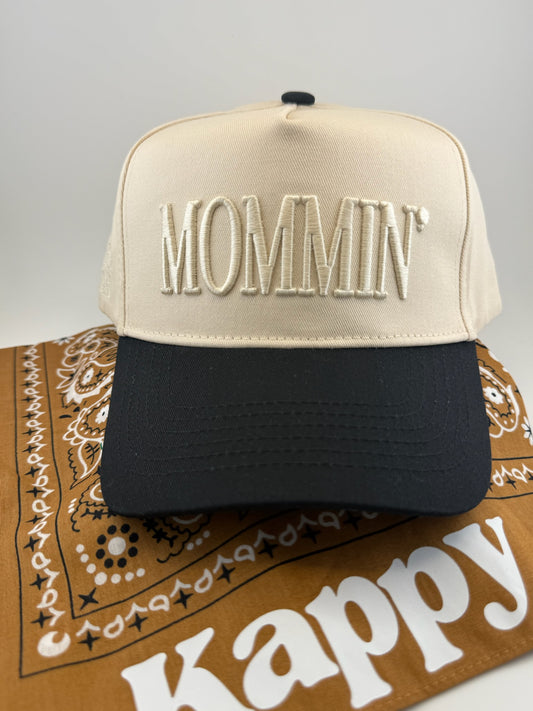 Mommin' 3D Embroidered Hat - Too Busy To Care