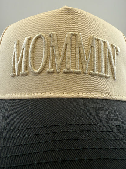 Mommin' 3D Embroidered Hat - Too Busy To Care