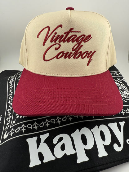 Vintage Cowboy Embroidered Hat
