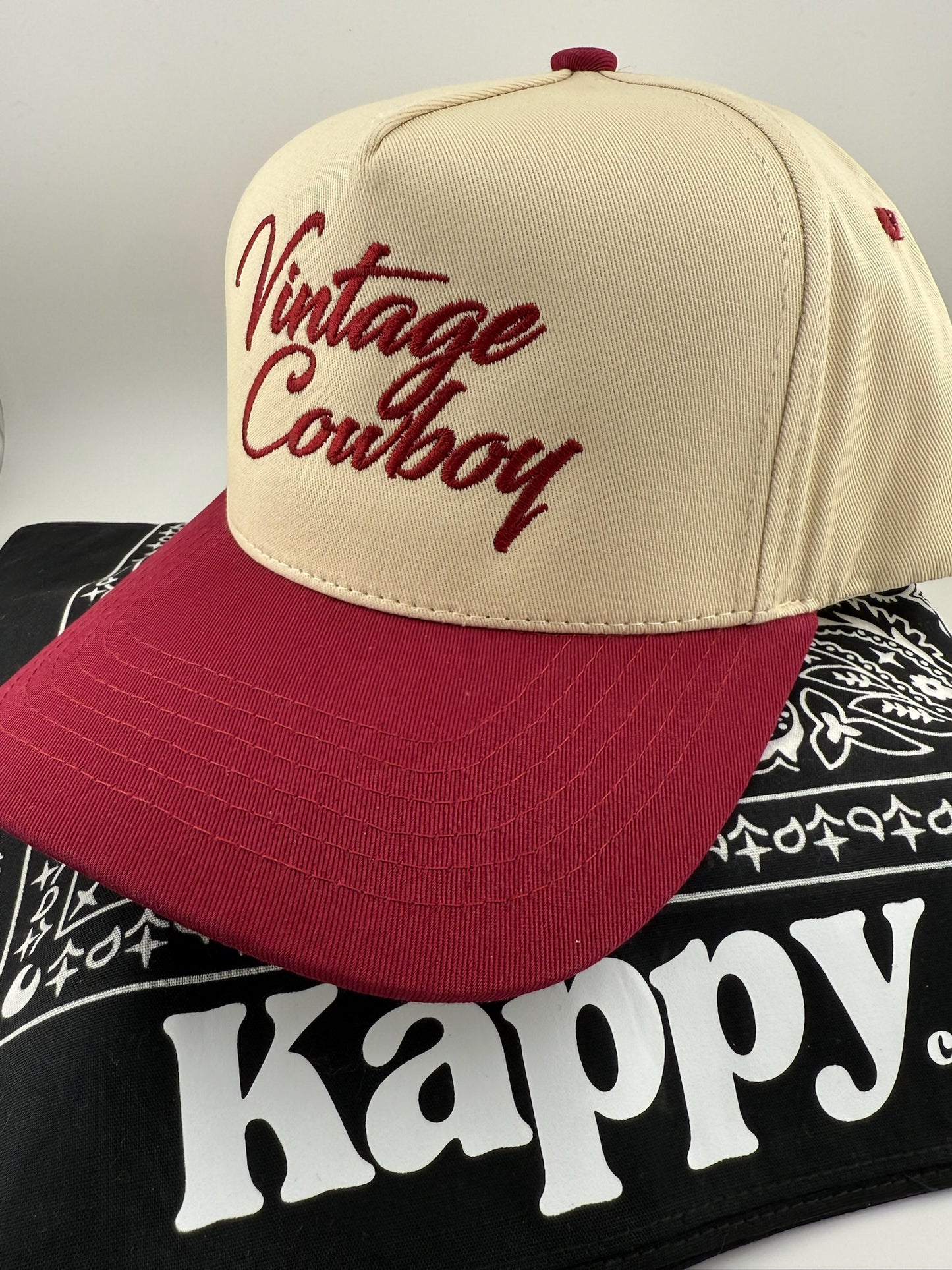 Vintage Cowboy Embroidered Hat