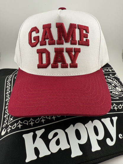 Game Day 3D Embroidered Linen Hat