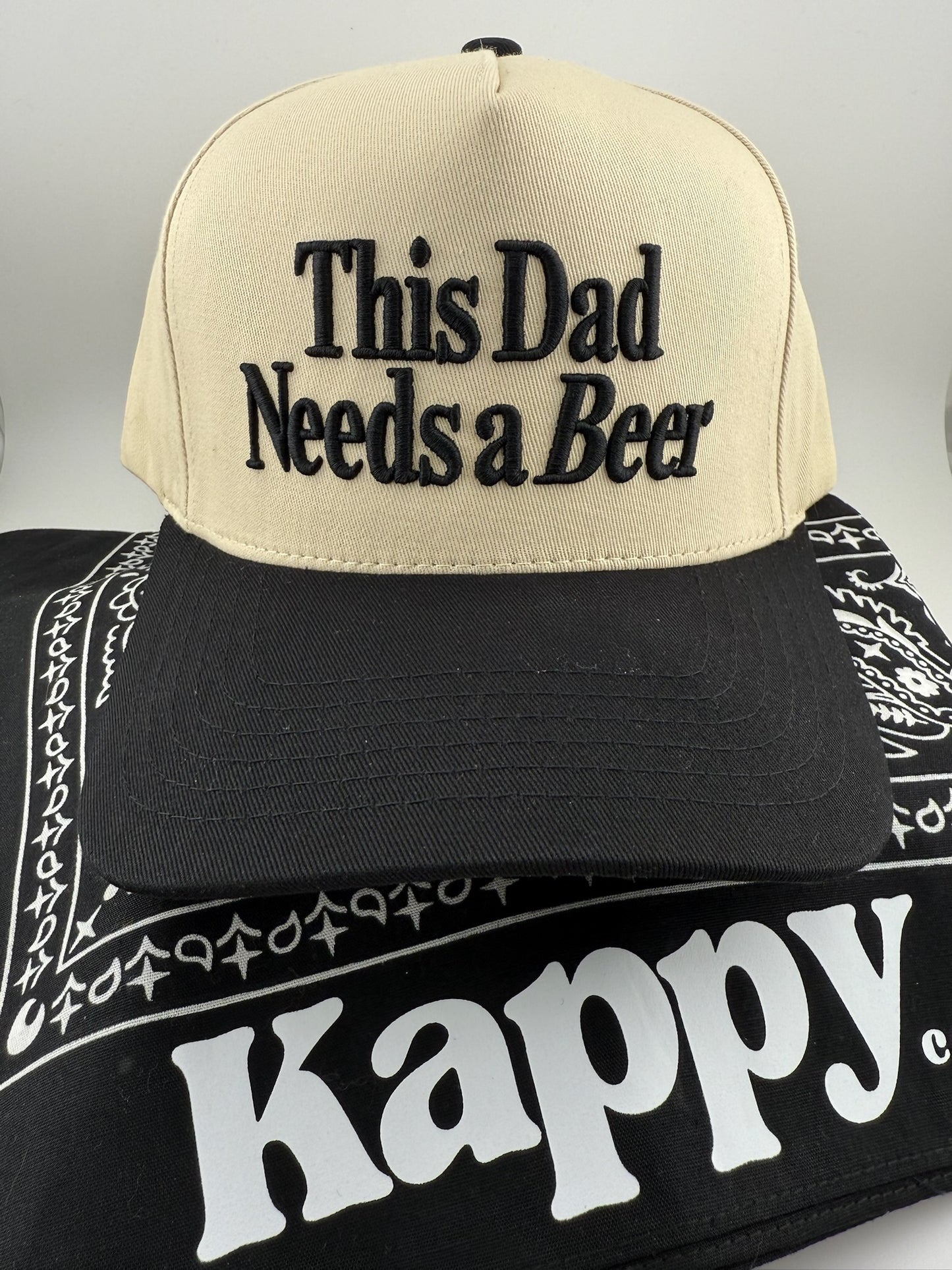 This Dad Needs A Beer 3D Embroidered