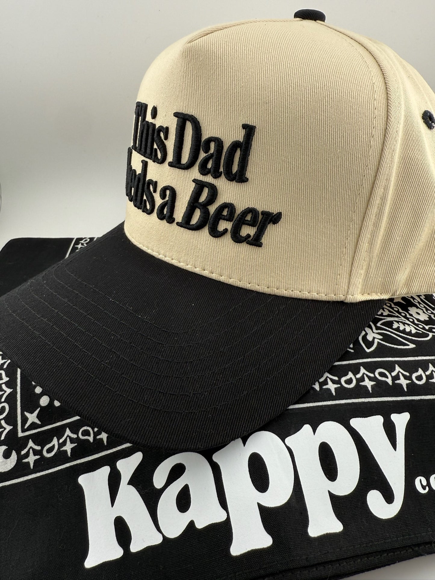 This Dad Needs A Beer 3D Embroidered