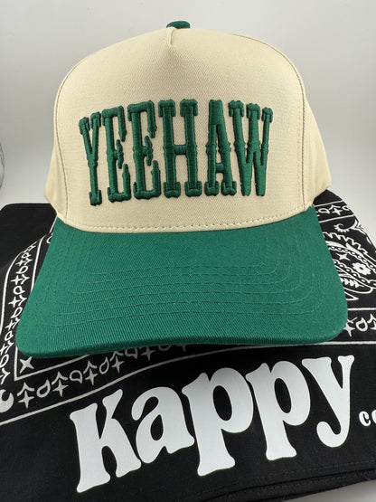 YeeHaw 3D Embroidered Linen Hat