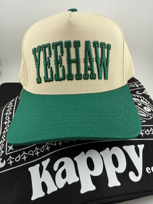 YeeHaw 3D Embroidered Linen Hat