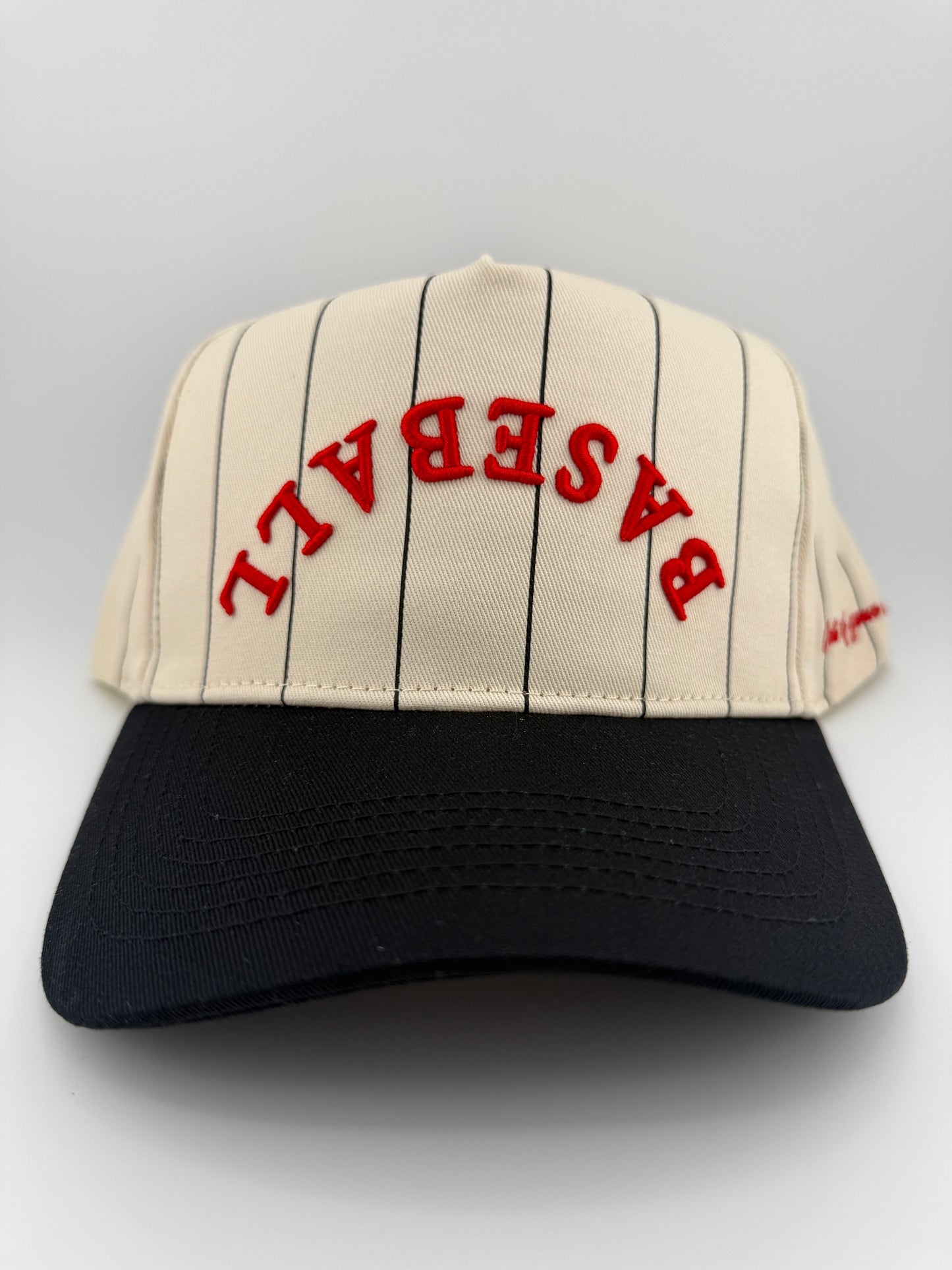 Baseball- Out of Your League Striped Vintage Trucker Hat