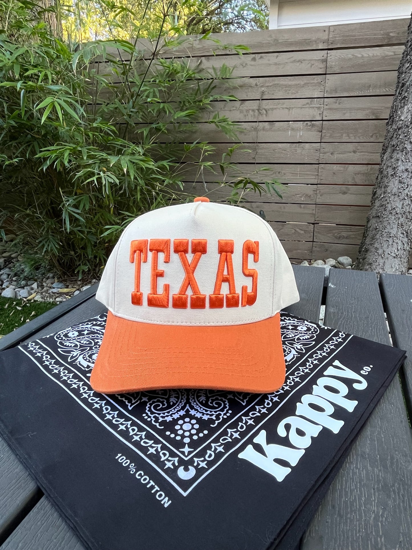 TEXAS 3D Embroidered Linen Hat