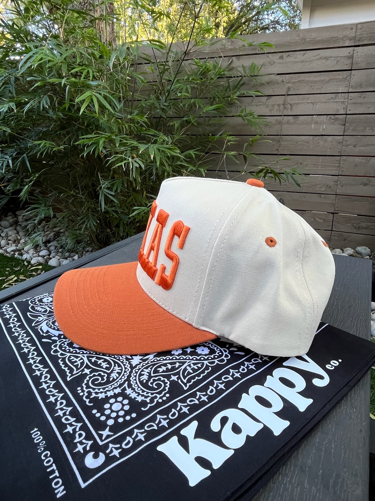 TEXAS 3D Embroidered Linen Hat