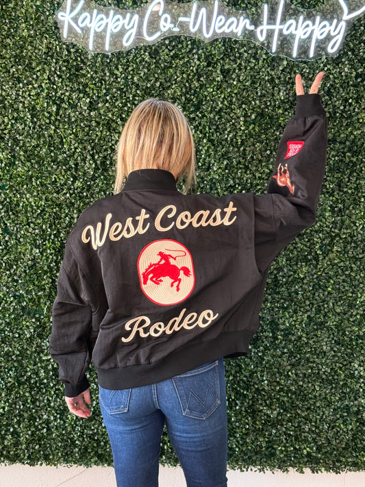 West Coast Rodeo Embroidered Bomber Jacket