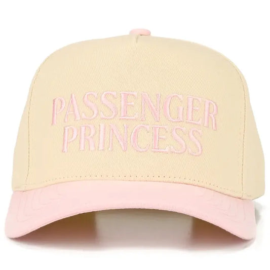 Passenger Princess Two Tone Embroidered Linen Trucker Hat