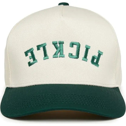 PICKLE Embroidered Linen Trucker Hat